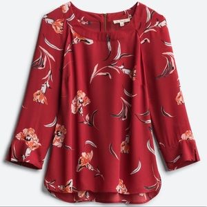 Daniel Rainn Jinnie Zipper Detailed Blouse